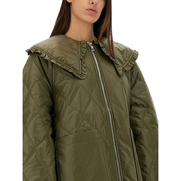 Ganni Women Quilted Midi Jacket - Picture 4 of 4
